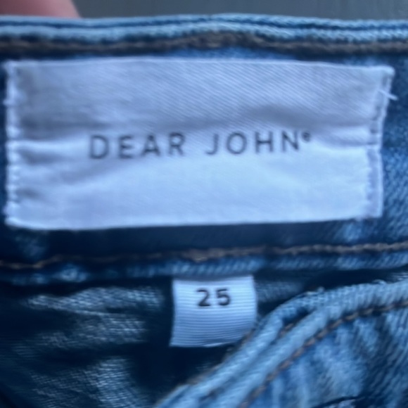 Dear John Blaire High Rise Straight Leg Jeans Size 25 - Picture 6 of 10